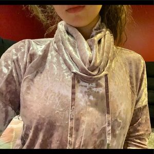 Purple Velvet Hoodie